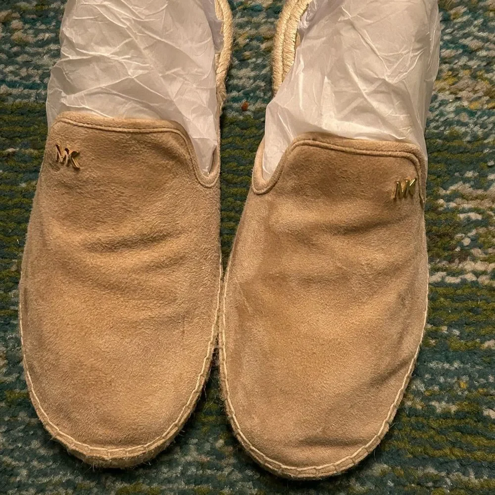 Michael Kors Hasting Tan Espadrilles Size 6.5
